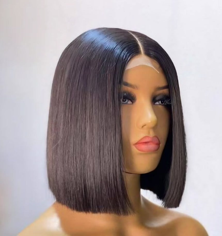 Bone Straight Short Bob Wig